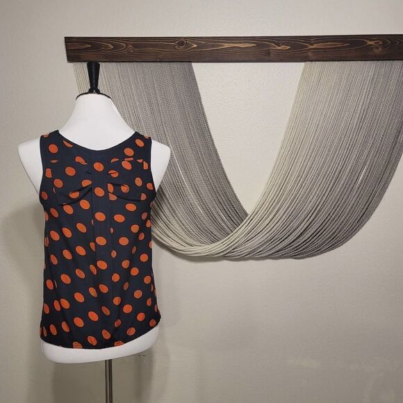 Elodie Bow Back Polka Dot Tank Top Sz XS - Picture 3 of 4